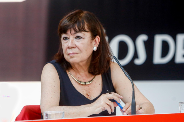 La presidenta del PSOE y vicepresidenta primera del Senado, Cristina Narbona.