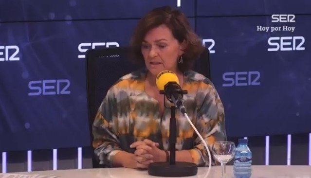 Entrevista en la Cadena Ser a la vicepresidenta del Gobierno en funciones, Carmen Calvo