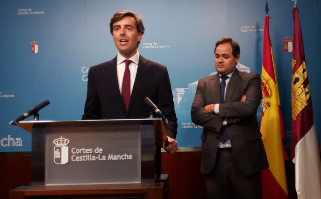 El vicesecretario de Comunicación del PP, Pablo Montesinos, en rueda de prensa