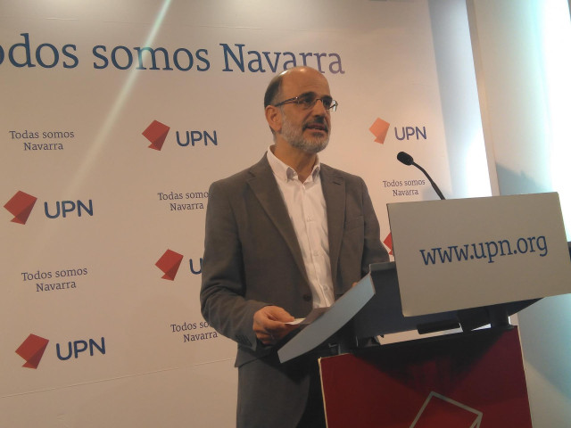 El parlamentario de UPN Alberto Catalán