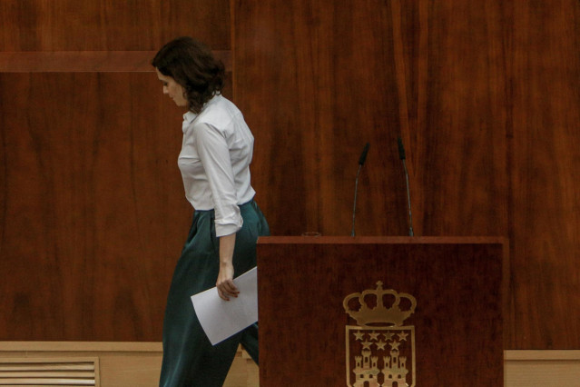 Imagen recurso de la presidenta de la Comunidad de Madrid, Isabel Díaz Ayuso,