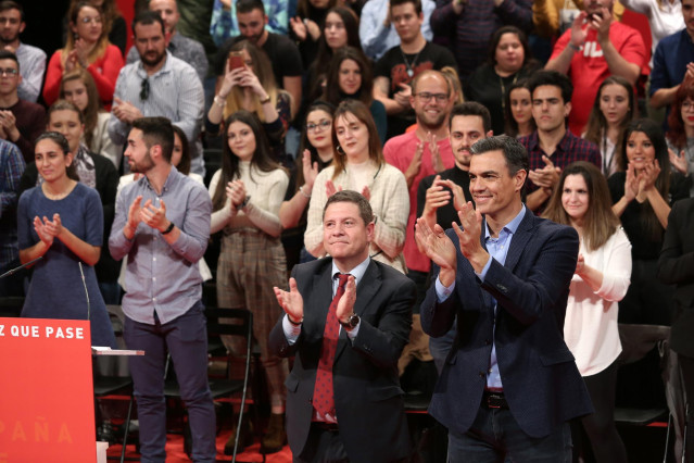 Pedro Sánchez participa en un acto con los socialistas en Toledo