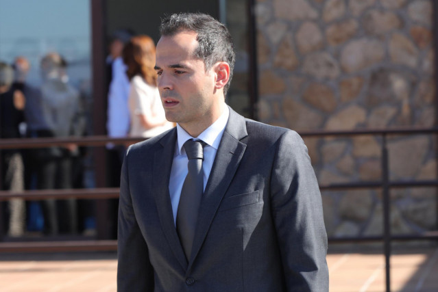 El vicepresidente de la Comunidad de Madrid, Ignacio Aguado, acude a la capilla ardiente de la exesquiadora Blanca Fernández Ochoa.