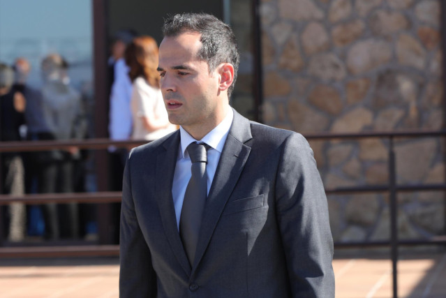 El vicepresidente de la Comunidad de Madrid, Ignacio Aguado, acude a la capilla ardiente de la exesquiadora Blanca Fernández Ochoa.