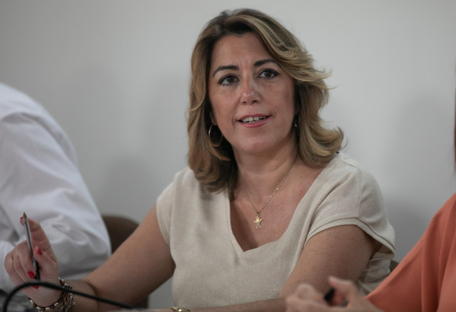 La secretaria general del PSOE-A, Susana Díaz