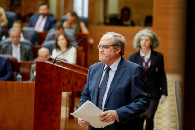 Imagen de recurso del portavoz del PSOE en la Asamblea de Madrid, Ángel Gabilondo.