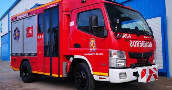 Vehículo de Bomberos de Jaén, en una imagen de archivo