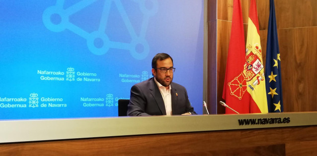 Javier Remírez, portavoz del Gobierno de Navarra