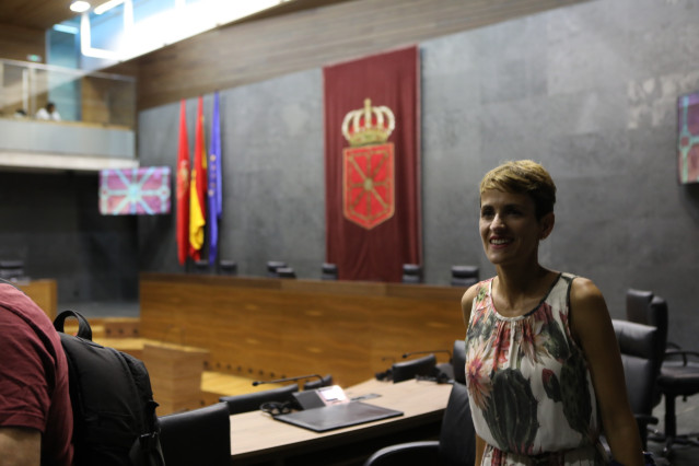 La presidenta de Navarra, María Chivite.