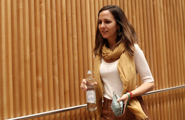 La portavoz adjunta de Unidas Podemos en el Congreso, Ione Belarra