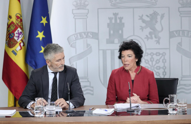 Rueda de prensa posterior al Consejo de Ministros en Moncloa