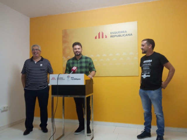 Gabriel Rufián, en Ibiza.