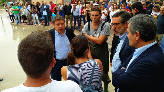 El ministro de Agricultura, Luis Planas, en Molina de Segura