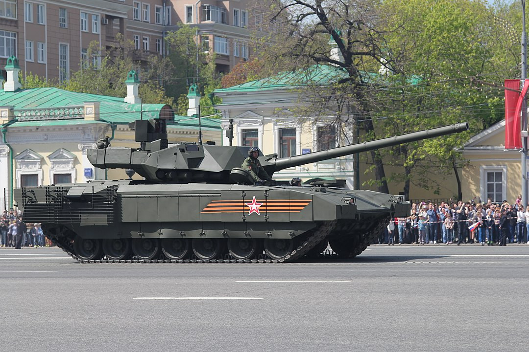 El tanque T 14 Armata de Rusia,