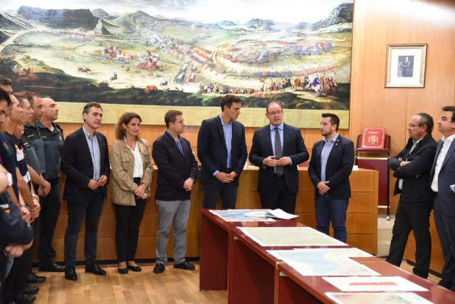 El presidente del Gobierno en funciones, Pedro Sánchez, visita Almansa.