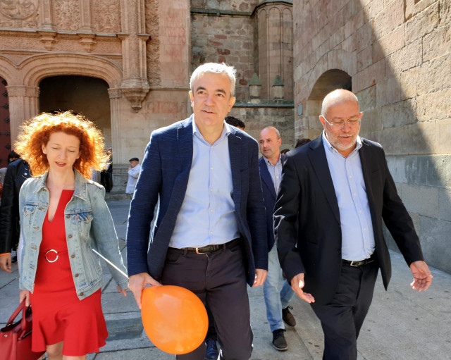 El líder de Ciudadanos en el Parlamento Europeo, Luis Garicano, y el vicepresidente de la Junta de Castilla y León, Francisco Igea