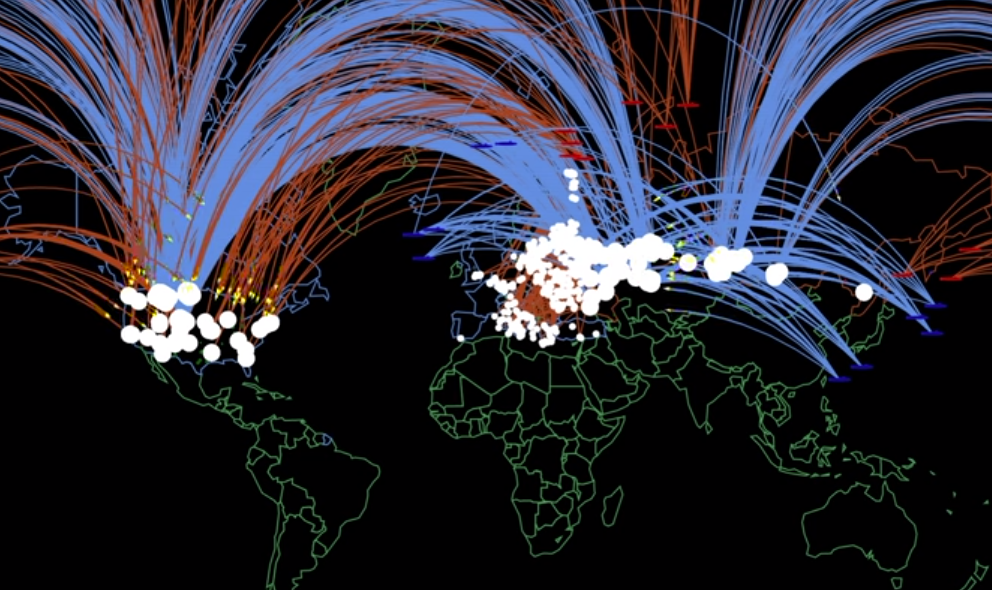 Simulaciu00f3n de Priceton sobre una guerra nuclear entre EEUU y Rusia