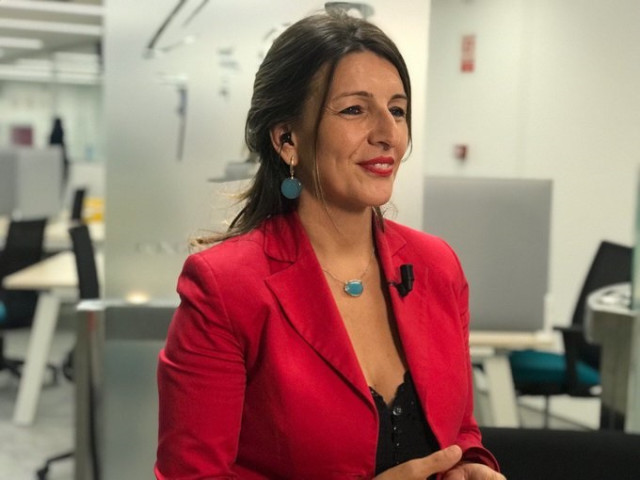 Yolanda Díaz, portavoz de Galicia En Común