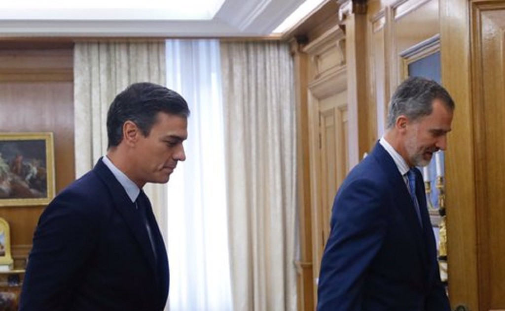 El Rey recibe en audiencia a Pedro Su00e1nchez, del Partido Socialista Obrero Espau00f1ol (PSOE)