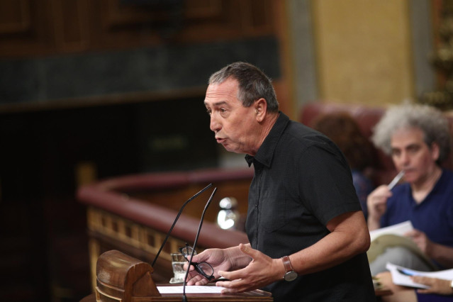 El diputado de Compromís Joan Baldoví interviene en el Congreso.