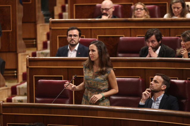 La portavoz adjunta de Podemos en el Congreso, Ione Belarra