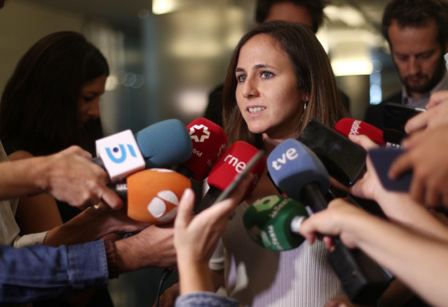 La portavoz adjunta de Unidas Podemos en el Congreso delos Diputados, Ione Belarra