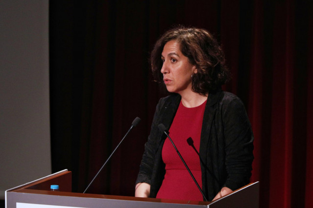 La Secretaria de Estado de la España Global, Irene Lozano, interviene en el 20 aniversario del Foro de Marcas Renombradas Españolas celebrado en el Museo del Prado de Madrid