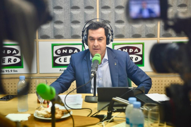 Juanma Moreno, este jueves