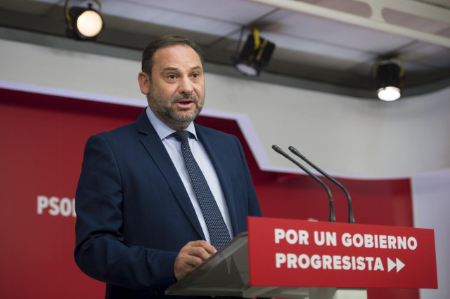 Rueda de prensa de Jose Luis Ábalos tras la reunión de la Comisión Ejecutiva Federal del PSOE