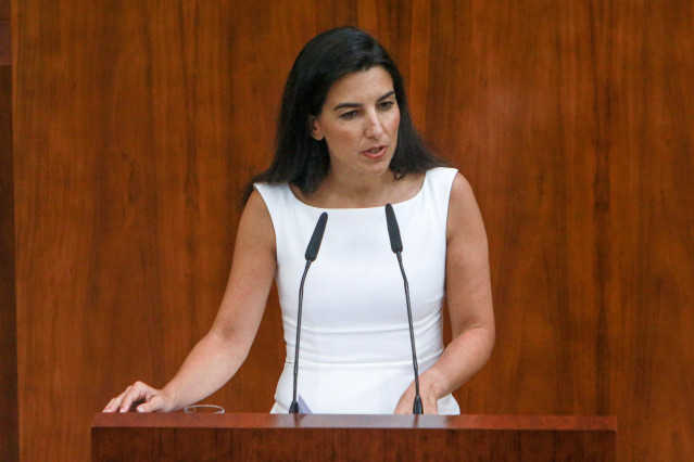 ¡Imagen recurso de la portavoz de Vox en la Asamblea de Madrid, Rocío Monasterio