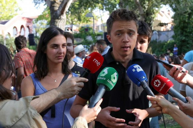 El portavoz de Más Madrid en la Asamblea, Íñigo Errejón,
