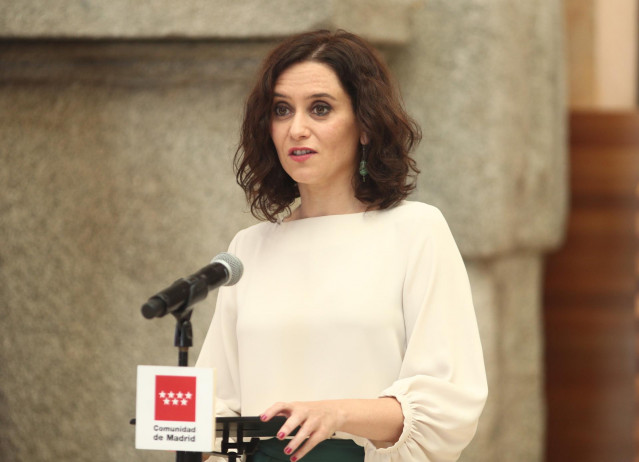 Imagen recurso de la presidenta de la Comunidad de Madrid, Isabel Díaz Ayuso