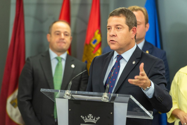 El presidente de C-LM, Emiliano García-Page, en Albacete