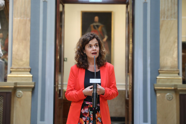 La portavoz de Unidas Podemos- En Comú Podem, en el Senado, Esperanza Gómez, en una foto de archivo