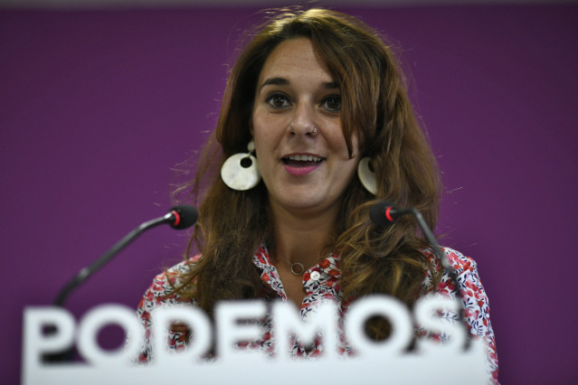 La portavoz de Podemos, Noelia Vera