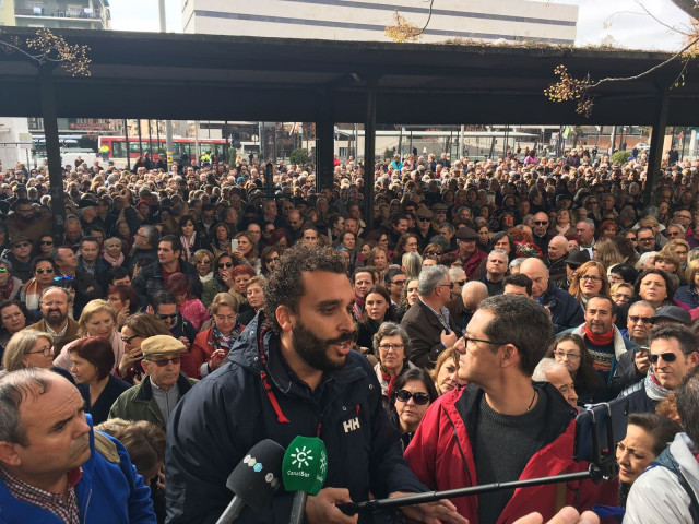 El doctor Jesús Candel en una movilización