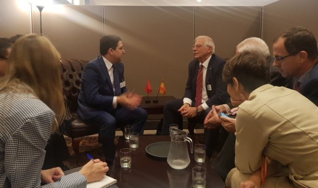 Borrell y su homólogo marroquí