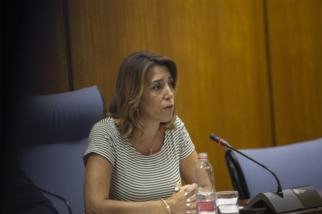 La secretaria general del PSOE-A, Susana Díaz