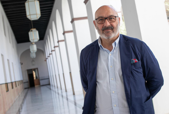 El portavoz de Vox en el Parlamento andaluz, Alejandro Hernández, en una imagen de archivo.
