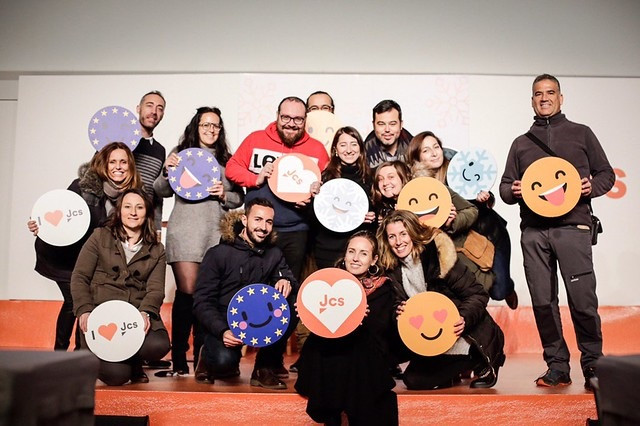 La secretaria de Juventud de Ciudadanos, Melisa Rodríguez, en el Campus Joven del partido en Pamplona en febrero de 2019.