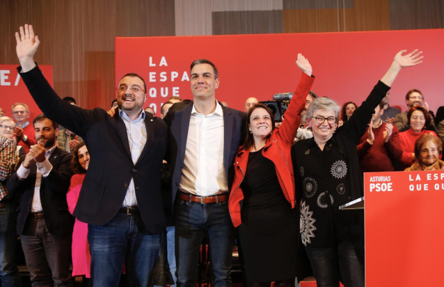 Pedro Sánchez en Gijón.