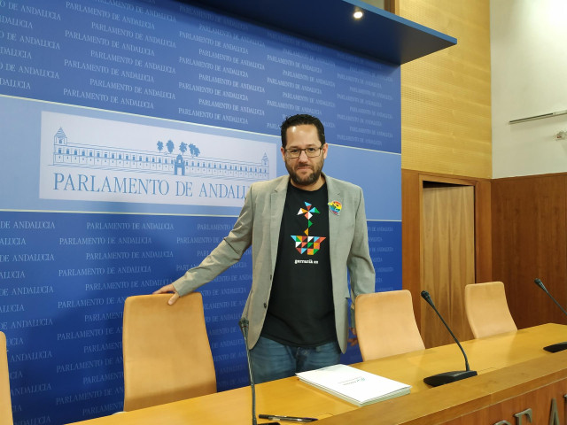 José Ignacio García, portavoz adjunto de Adelante Andalucía, en una foto de archivo