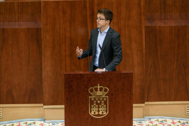 Imagen recurso el portavoz de MásMadrid en la Asamblea de Madrid, Íñigo Errejón.