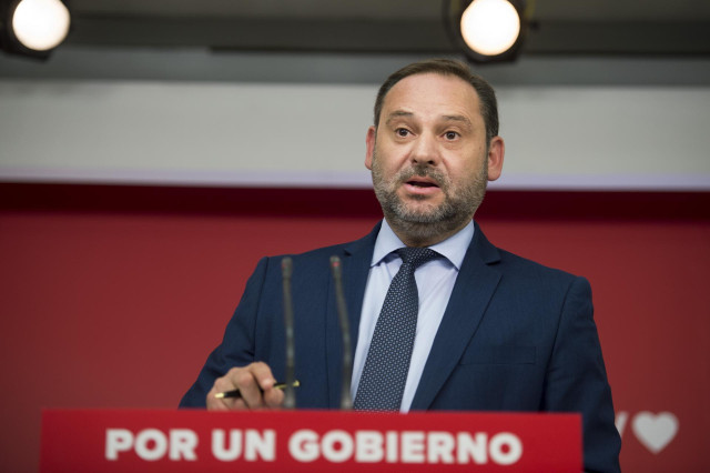 El secretario de organización del PSOE y ministro de Fomento en funciones, Jose Luis Ábalos, en una imagen de archivo