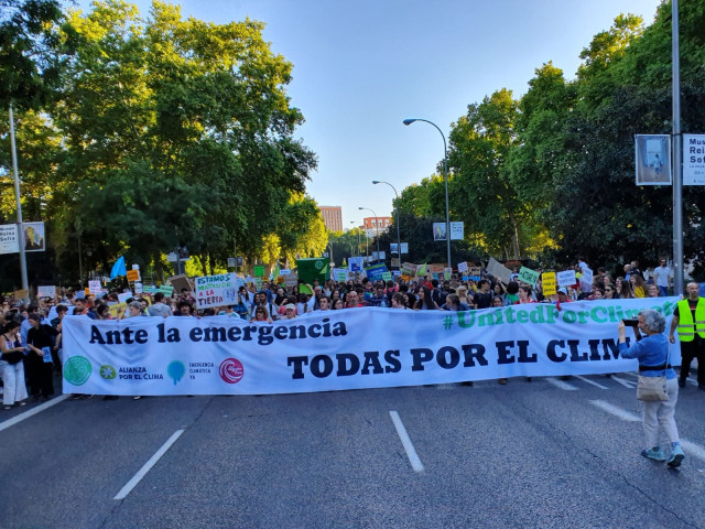 Manifestación por el Clima en Madrid
