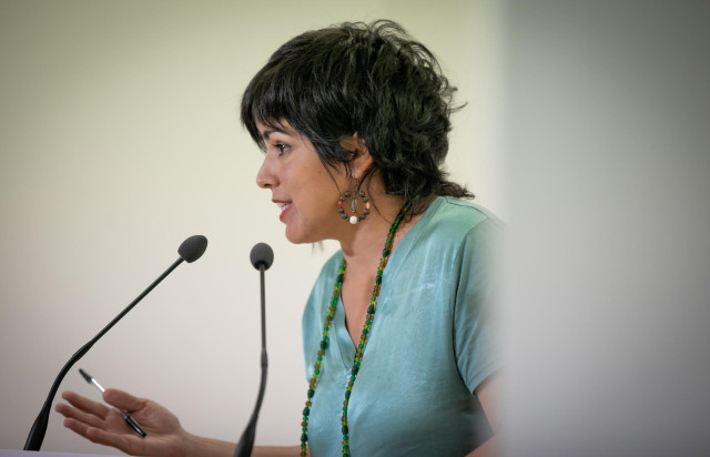 Rueda de prensa de la coordinadora de Podemos Andalucía, Teresa Rodríguez