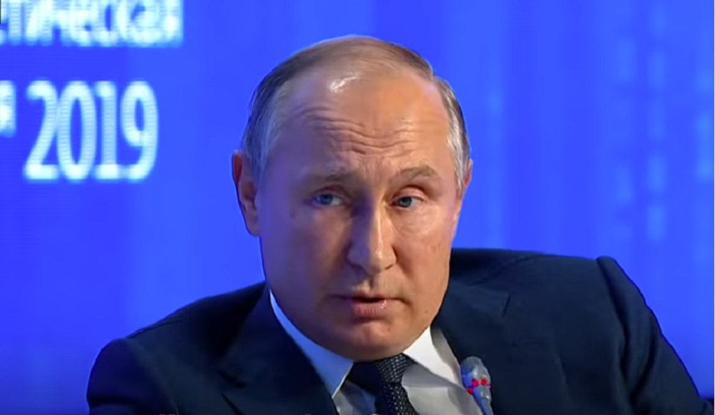 Vladimir Putin carga contra Greta Thunberg