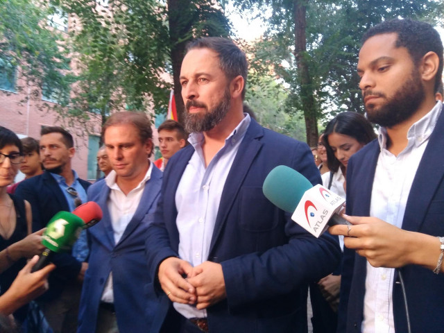 Presidente de Vox, Santiago Abascal.
