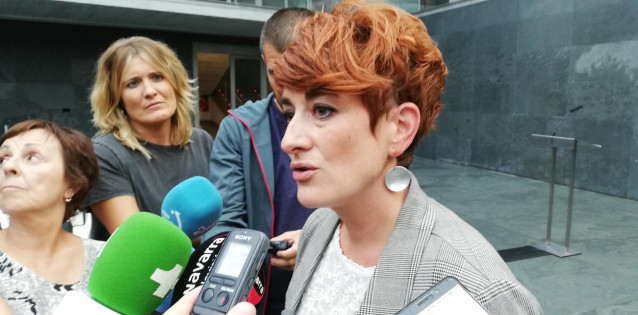 Bakartxo Ruiz, portavoz de EH Bildu en el Parlamento de Navarra