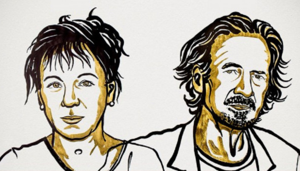 OlgaTokarczukyPeterHandkepremiosNobeldeLiteratura2018y2019